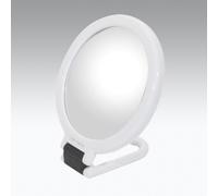 Espejo BIANCO Doble Cara Con Aumento, Mango Plegable. Aumento X3