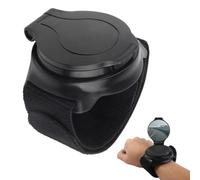 Espejo Bicicleta Muñeca Kit - 360° 37g Retrovisor Brazalete PC Nylon Ajustable Seguridad Manillar Ciclismo Accesorio Ligero Uso Diario Exterior