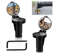 Espejo bicicleta plegable, espejo para manillar bicicleta, 2 unidades, HD, 360°, ajustable, espejo retrovisor bicicleta, espejo lateral para bicicleta eléctrica, bicicleta carretera, bicicleta montaña
