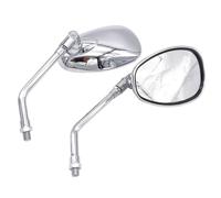 Espejo Campo Amplio Espejos Retrovisores Laterales De Pantalla Ancha para Motocicleta para Suzuki Intruder Volusia VS VL 700 750 800 1400 1500 Par Tornillos 10 Mm