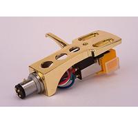 Espejo chapado en oro, soporte con pastilla AT, aguja para AKAI AP-006, ATT05U, AP-306/C, ATT022U, AP-007, AP-Q50, AP-D30. AP-307, AP-005, ATT10U, AP-103/C, AP-Q80, AP-Q55