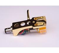 Espejo chapado en oro, soporte con pastilla AT, aguja para Gemini TT-04, XL-DD50, TT-2000, XL-DD20, XL-BD10, GL-101, XL-BD40, DJ-Q1300, XL-DD30, DJ-Q1200, ITT, VINYL 2 MP3, TT04