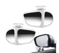 Espejo ciego para coche, espejo ciego para coche, con puntos ciegos de 360 °, gran angular de 360 °, retroceso, retroceso, retroceso, espejo retroceso para coche, 1 par