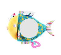 espejo coche para bebé - Bonito espejo para bebé con forma pez para la vista del asiento trasero del bebé mirando hacia atrás - Juguetes espejo con vista cristalina para Gusengo