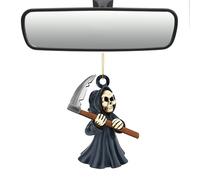 Espejo colgante de coche de Halloween | 2D acrílico colgante de coche, adornos de espejo, accesorios para el interior del coche, colgante de espejo