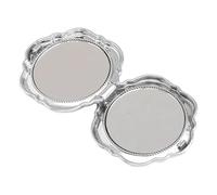 Espejo Compacto Espejito De Maquillaje Con Aumento Mini Y Forma De Flor Con