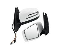 ESPEJO COMPLETO Espejo retrovisor izquierdo derecho blanco negro para Mercedes para Benz GLE W166 GLS X166 GL X166 2012-2019(WHITE Left Righ)