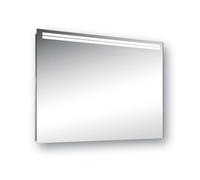 Espejo con iluminación LED Schneider ARANGA, sin zócalo, 1015x48x700mm, tira de iluminación superior, blanco, 160.300.01.0001, Versión: Cuerpo blanco/3000K