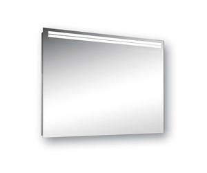 Espejo con iluminación LED Schneider ARANGA, sin zócalo, 1015x48x700mm, tira de iluminación superior, blanco, 160.300.01.0001, Versión: Cuerpo blanco/3000K