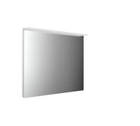 Espejo con luz LED emco MI 200 con panel luminoso acrílica, con iluminación de lavabo, con lámina calefactora, altura 802mm, 449820020, Versión: Anchura: 900 mm