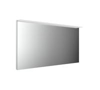 Espejo con luz LED emco MI 200 con panel luminoso acrílica, con iluminación de lavabo, con lámina calefactora, altura 802mm, 449820040, Versión: Anchura: 1500mm