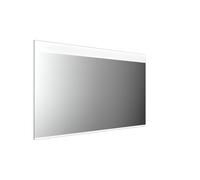 Espejo con luz LED emco MI 250 con recorte de luz horizontal, con función de memoria e iluminación de lavabo, altura 805mm, 449825011, Versión: Anchura: 1300mm