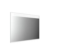 Espejo con luz LED emco MI 250 con recorte de luz horizontal, con función de memoria e iluminación de lavabo, altura 805mm, 449825007, Versión: Anchura: 1000 mm