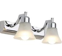 Espejo con luz LED para tocador, Espejo con Bombilla E14, Minimalista, Compatible con Inodoro, baño, Dormitorio, Mesa, tocador, decoración de baño, lámpara de Pared, lámpara de Tec