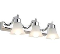 Espejo con luz LED para tocador, Espejo con Bombilla E14, Minimalista, Compatible con Inodoro, baño, Dormitorio, Mesa, tocador, decoración de baño, lámpara de Pared, lámpara de Tec