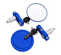 Espejo Con Mango De Motocicleta, Accesorios Espejos Retrovisores Extremo Barra Aluminio Para F800 R S T HP2 Enduro K1200 R1250GS(Blu)