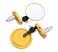 Espejo Con Mango De Motocicleta, Accesorios Espejos Retrovisores Extremo Barra Aluminio Para F800 R S T HP2 Enduro K1200 R1250GS(Gold)