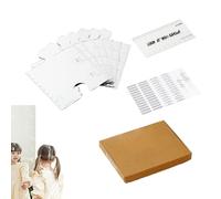 Espejo con tabla de crecimiento - Plegable, Tabla de crecimiento con rompecabeezas de espejo, Espejos con gráficos de pared para medir la altura | Gráficos de crecimientto con espejo de pared, regla