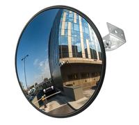 Espejo Convexo Ajustable 30cm Espejo de Tráfico Convexo Espejo de Seguridad con Película Protectora Campo Visual de 130°Mejor Visibilidad En Garajes Entrada Patios, Tiendas y Zonas de Acceso Rodado