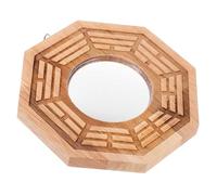 Espejo Convexo Bagua de Madera y Acrílico para Feng Shui Decorativo