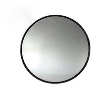 Espejo convexo de gran angular, redondo, de seguridad, espejo de observación, espejo de seguridad curvado, espejo convexo de gran angular de 30 cm para garaje, tráfico, oficina, patio, almacén, color