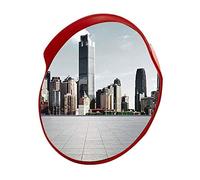 Espejo convexo de tráfico, Espejo de Seguridad Convexo for Tráfico Exterior Naranja 45-100cm(45cm)