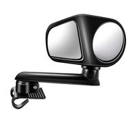 Espejo convexo giratorio para coches Espejo Retrovisor Auxiliar Ángulo Amplio Y Redondo Para Coche Accesorio Giratorio Para Punto Ciego Doble Dirección Espejos para puntos ciegos(Left)