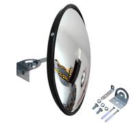 Espejo convexo LH-GUARD de 45 cm (18"") para negocios, garajes, almacenes y oficinas. Espejo de seguridad de 45 cm (18"") para interiores y exterio