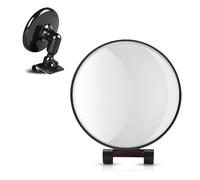 Espejo convexo para monitor de 3.15 pulgadas, espejo retrovisor para computadora, con adhesivo trasero, para seguridad personal, asiento trasero, monitor de bebé, espejo auxiliar de punto ciego.