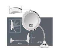 Espejo cosmético de pared orbegozo esp 1020