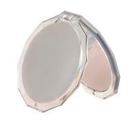 Espejo cosmético plegable con 7 aumentos, doble lateral, pequeño bolsillo para bolsos, viajes y maquillaje, gris