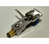 Espejo Cromo revestimiento Carcasa, soporte con at pastilla, aguja para TECHNICS SL Q2, SL Q202, SL q2 K, SL Q3, SL q303, SL Q33, SL q33 K, SL q3 K, SL H302