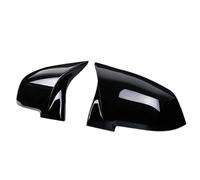 Espejo Cubierta Carcasa para Series 1 2 3 4 X M F30 F32 F33 F36 para X1 220i 328i 420i F20 F21 F22 F23 2 Piezas Tapa De Cubierta De Espejo Retrovisor Negro Carbono Tapas Espejo Lateral(Bright Black)