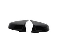 Espejo Cubierta Carcasa Reemplazo De Tapas De Espejo Lateral De Fibra De Carbono para Serie 1 2 3 4 X M 420i F20 F21 F22 F23 F30 F32 F33 F36 para X1 Tapas Espejo Lateral(Black)
