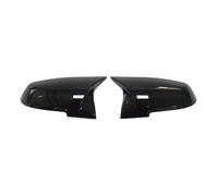 Espejo Cubierta Carcasa Tapa De Espejo Retrovisor De Carbono Negro para Coche para Serie 1 2 3 4 X M 220i 328i 420i F32 F33 F36 para X1 F20 F21 F22 F23 F30 Tapas Espejo Lateral(Bright Black)