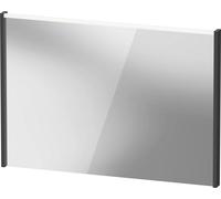 Espejo D-Code de Duravit, panel de luz LED superior, 1000x700mm, requiere interruptor de luz externo, 7 W, DC7078049490000, Color: Grafito mate
