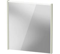 Espejo D-Code de Duravit, panel de luz LED superior, 650x700mm, requiere interruptor de luz externo, 5 W, DC70760HHHH0000, Color: Verde pálido mate