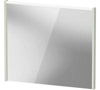 Espejo D-Code de Duravit, panel de luz LED superior, 800x700mm, requiere interruptor de luz externo, 6 W, DC70770HHHH0000, Color: Verde pálido mate