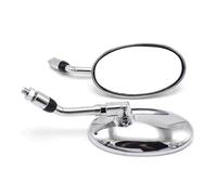 Espejo De Asistencia Espejo Retrovisor para Motocicleta para Benelli TRK 502 502X 702 702X 180S BN125 502C Leoncino 500 800 TNT 125 25 150i Imperial 400(Chorme)