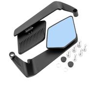 Espejo De Asistencia Espejos Retrovisores Laterales para Motocicleta para CFMOTO 650NK 150NK 250NK 800NK 450NK Y 675NK Espejos Laterales Wind Wing Stealth Winglets(Azul)