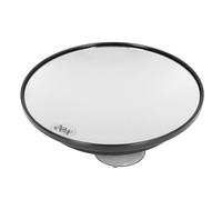 Espejo de Aumento Portátil de 20 Aumentos con Ventosas Seguras, Ideal para Maquillaje y Pinzas, Espejo de Baño Compacto para Necesidades de Aseo Material ABS/Vidrio (Black)