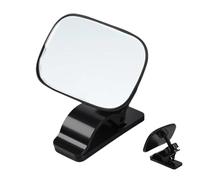 Espejo de automóvil giratorio de 360 ° para niños, vidrio automotriz orientado hacia atrás para seguridad en el asiento trasero, viajes en SUV y camiones, viajes por carretera y monitoreo de bebés