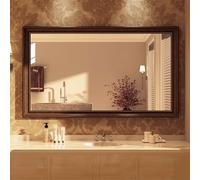 Espejo de Baño，Espejos Rectangular de Pared，Espejemontado en la Pared，Colocar Vertical u Horizontal,Fácil fijación ， Estilos Que se adaptan al baño o Cualquier Estancia del hogar(1,50*70cm(20*28in))