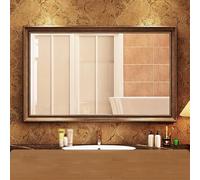 Espejo de Baño，Espejos Rectangular de Pared，Espejemontado en la Pared，Colocar Vertical u Horizontal,Fácil fijación ， Estilos Que se adaptan al baño o Cualquier Estancia del hogar(2,50*70cm(20*28in))