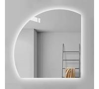 Espejo de baño iluminado LED de 3 colores de 40", 36", 32" y 28", espejo de tocador inteligente retroiluminado con brillo ajustable y antivaho para maquillaje de dormitorio y decoración del hogar