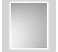 Espejo de Baño Lux de 80x100 Vertical con Luz Led Blanca Perimetral de 5700K Decorativa Indirecta Incorporada sobre el Marco Interior de Fácil Instalación