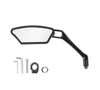 Espejo de bicicleta 360 grados ajustable a prueba de golpes de alta | Lente reflectante de bicicleta espejo de manillar para carreteras, carreteras, senderos, ciudad, campus, parque, autopista