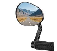 Espejo de bicicleta - Brazo de vibración y giratorio 360 grados | Espejo final para bicicleta de montaña y bicicleta de carretera - para carreteras urbanas, zonas montañosas, ciudad, excursiones