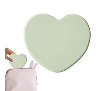Espejo de bolsillo genérico portátil | tamaño compacto en forma de corazón - compacto ligero - para mujeres adolescentes cuarto de baño bolso tocador salón peluquería ducha