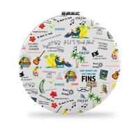 Espejo de bolsillo para cantante, álbum de música, regalos, letras de canciones, regalos, espejo de maquillaje de cantante (Paris Fins UK)